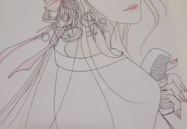 美女画手绘,展现女性之美与艺术魅力